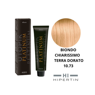 COLORE UTOPIK PLATINUM 10.73 BIONDO EXTRA CHIARISSIMO TERRA DORATO