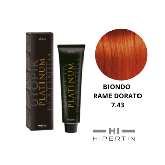 COLORE UTOPIK PLATINUM 7.43 BIONDO RAME DORATO